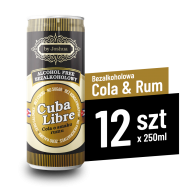 Alcohol free drink COLA&RUM 250ml - 12 pcs - cl12.png